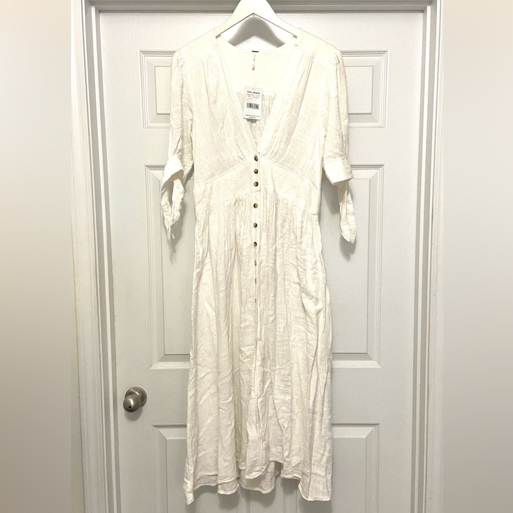 Free People Button Down Dress